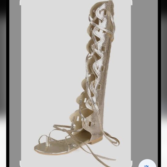 Galo regalo Gold gladiator sandals Roman Sandal EU Size 41 US 10/11 - Picture 3 of 9